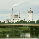 Kraftwerk Hastedt vom Werdersee