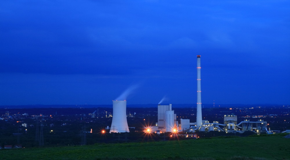 Kraftwerk Herne bei Nacht