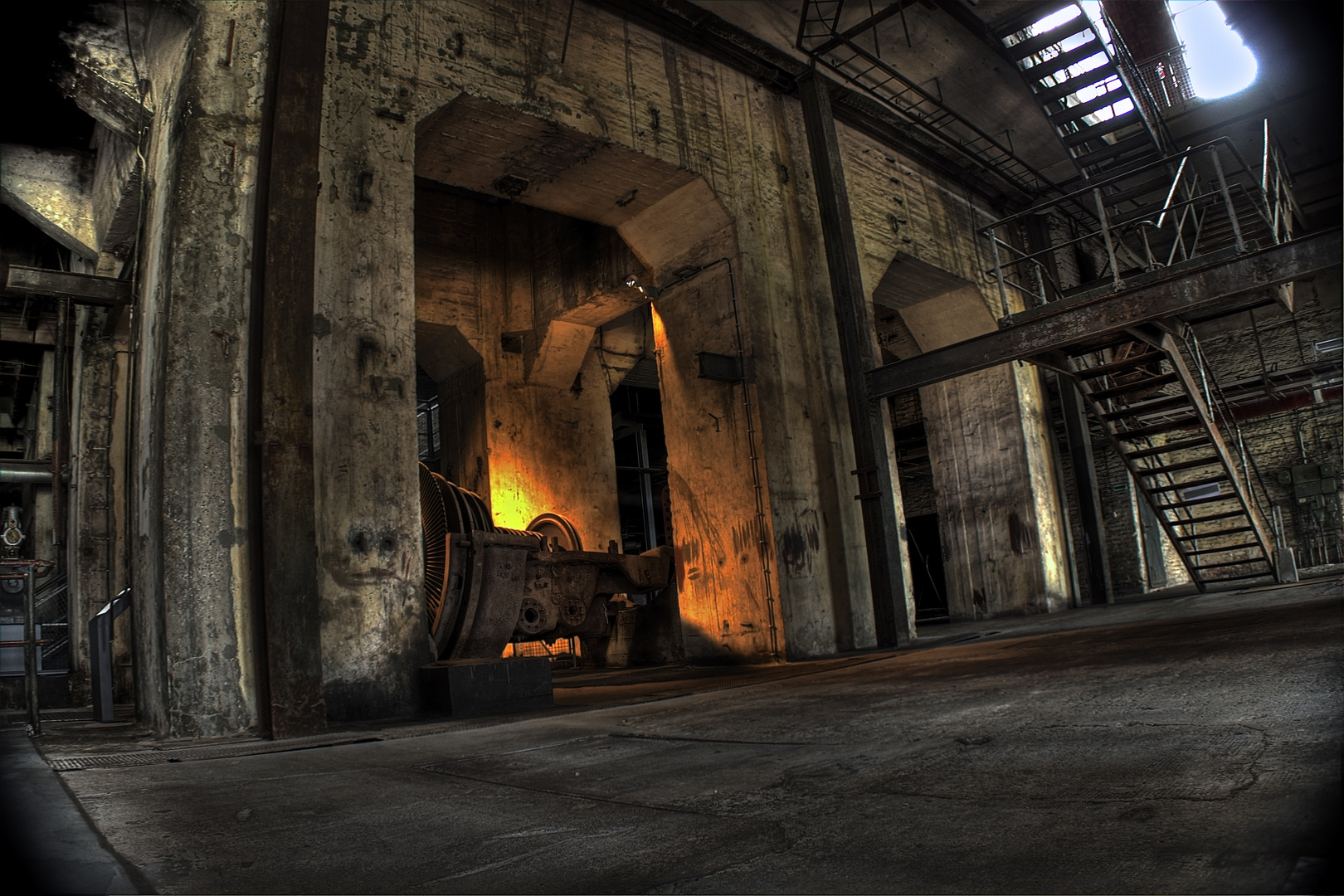 Kraftwerk in Peenemünde. Fisheye HDR