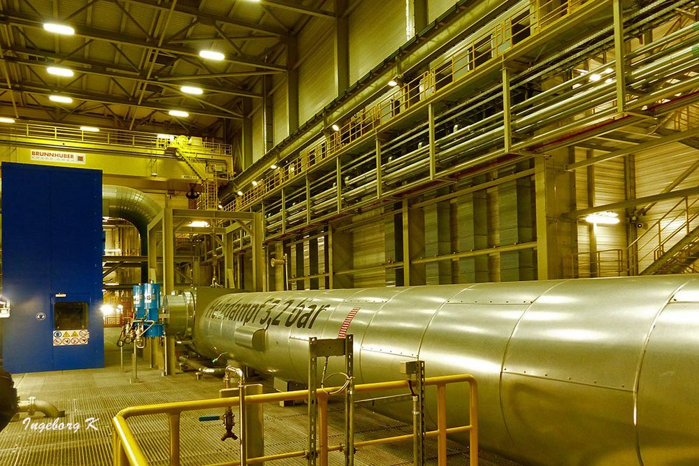 Kraftwerk Lausward - Anlage für 3,2-bar Heizdampf