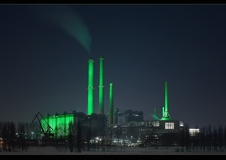 Kraftwerk Lausward - Schnee von Gestern!