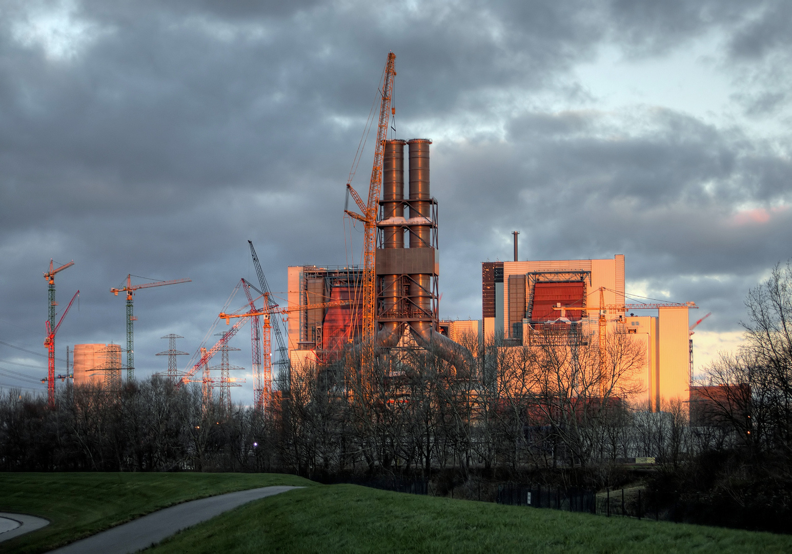 Kraftwerk Moorburg am 13.12.2010