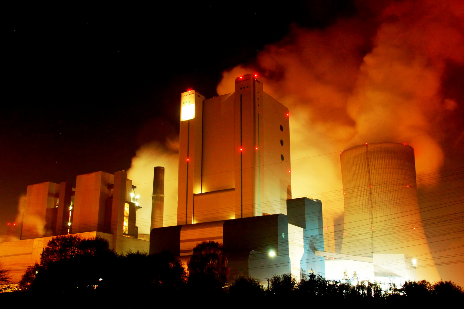 Kraftwerk Niederaußem bei Pulheim