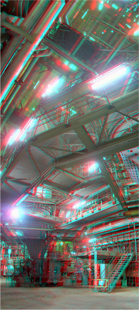 Kraftwerk Schkopau Panorama_Blick nach oben_in 3D