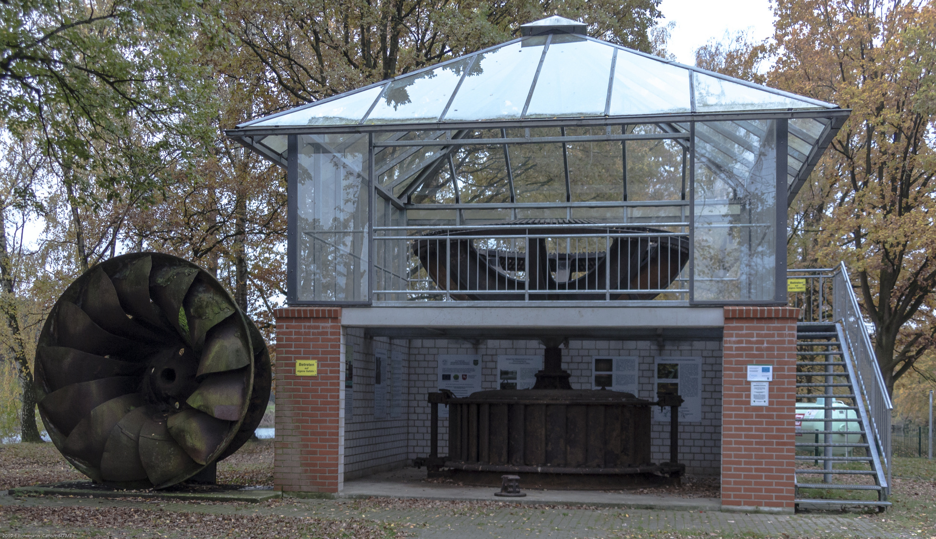 Kraftwerk-Turbine in Oldau