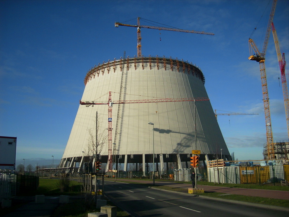 Kraftwerkbau in Duisburg Walsum