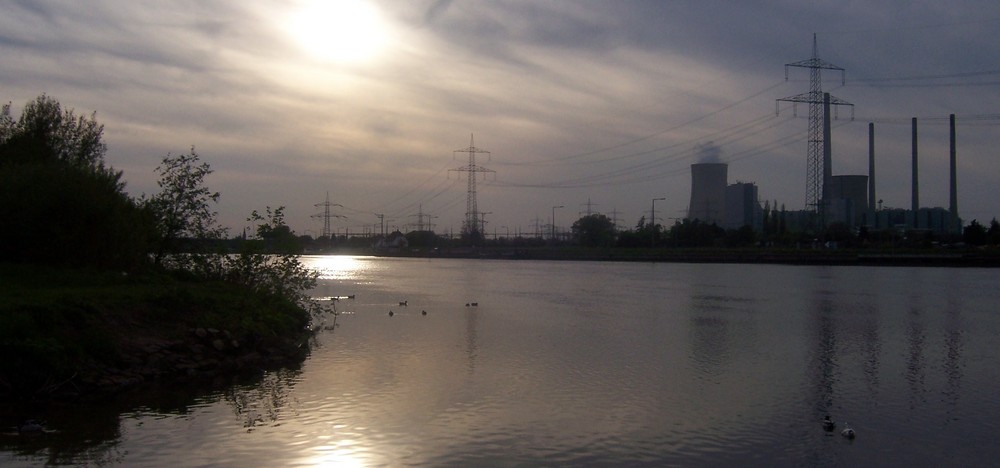 Kraftwerk&Sonnenuntergang
