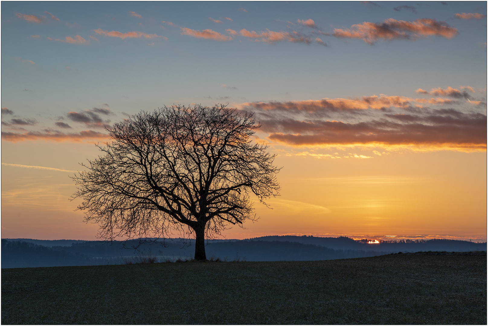 Kraichgauer Sonnenaufgangskitsch