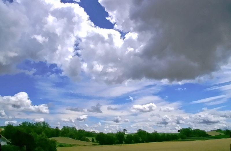 Kraichgaulandschaft zwischen Bruchsal und Bretten