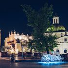 Krakau - Hauptmarkt bei Nacht