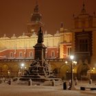 Krakau Hauptplatz Winter HDR