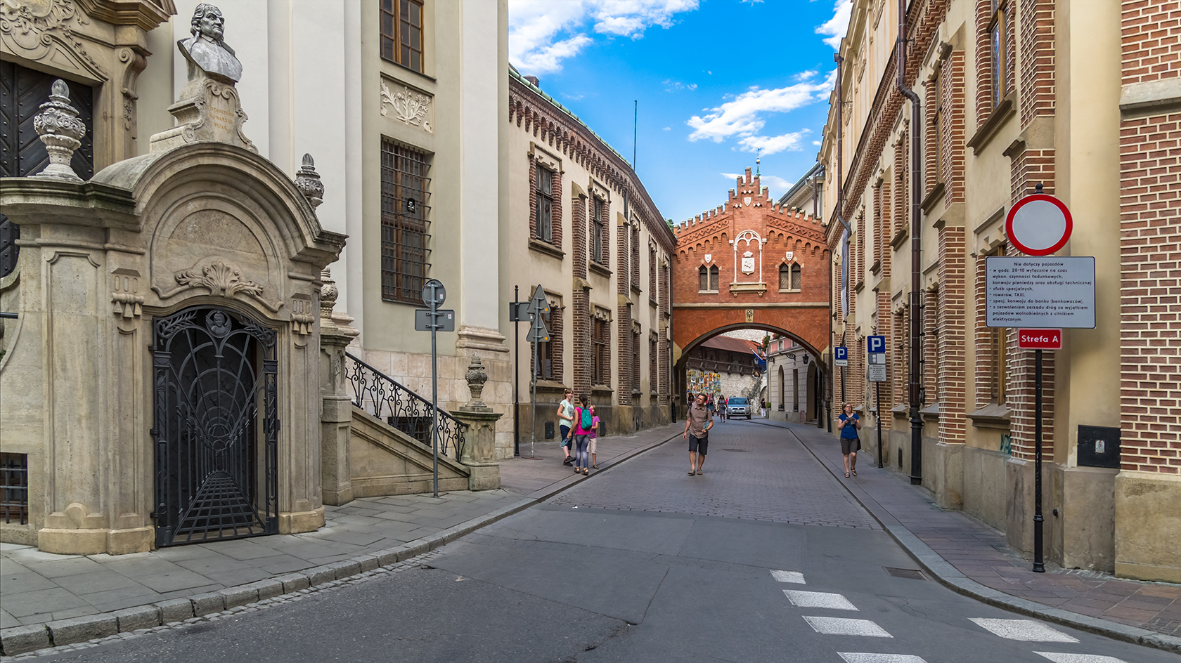 Krakau ... in der zweiten Reihe