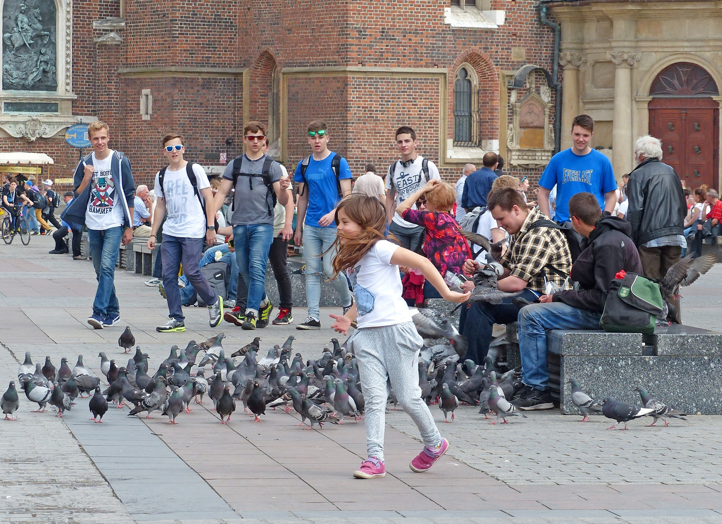 Krakau (Krakow): Hauptmarkt (Rynek Glowny). Polen