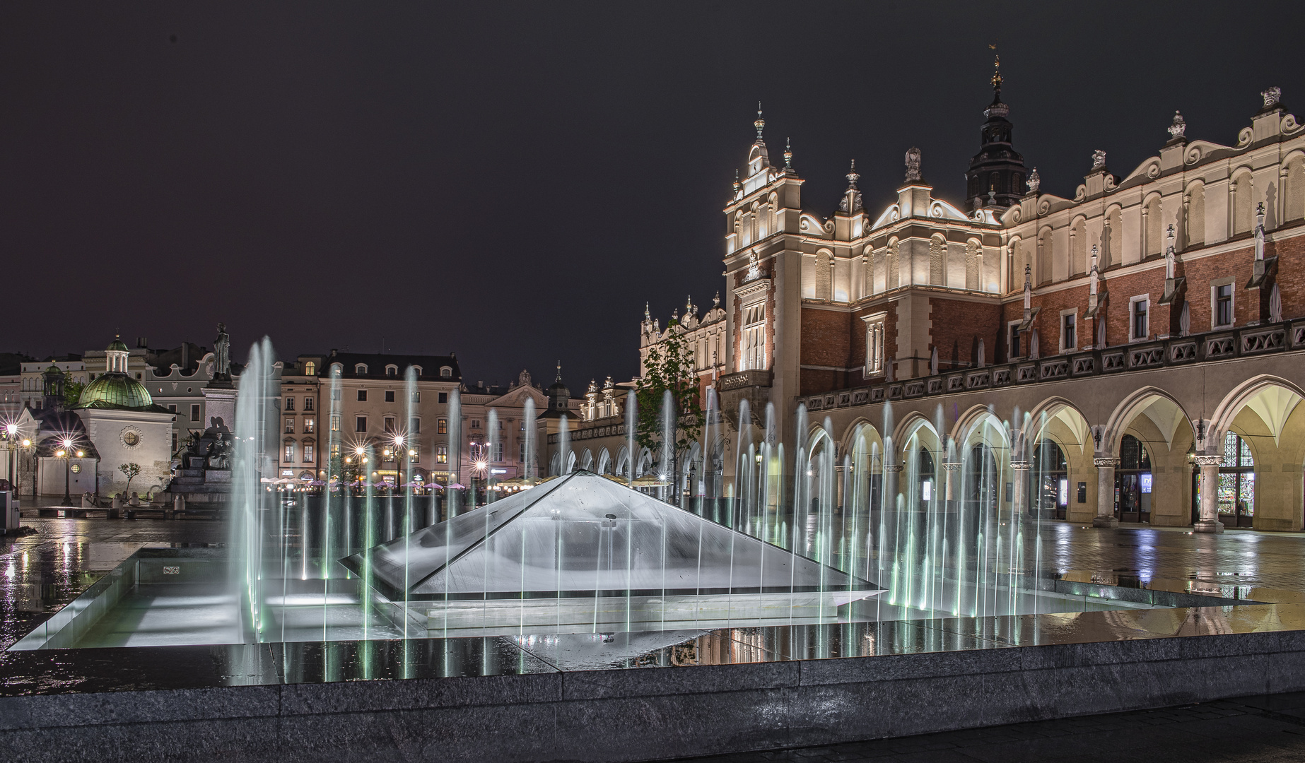 Krakau - Markt mit Tuchhalle