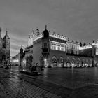 Krakau Marktplatz beim Morgenerwachen