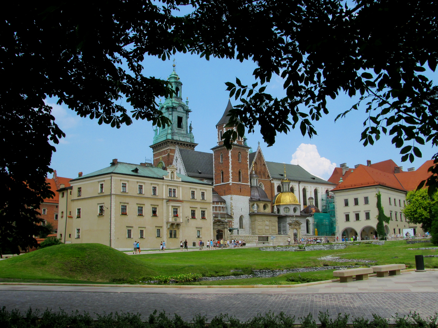 Krakau: Schloss Wawel-01