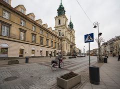 Krakowskie Przedmiescie - Kosciól Swietego Krzyza (Church of the Holy Cross)