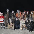 Krampusse vor dem Umzug