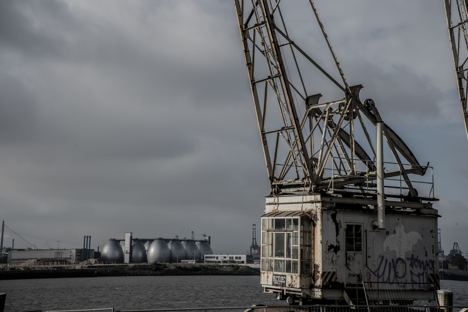 Kran - Holzhafen - Altona - Hafen Hamburg