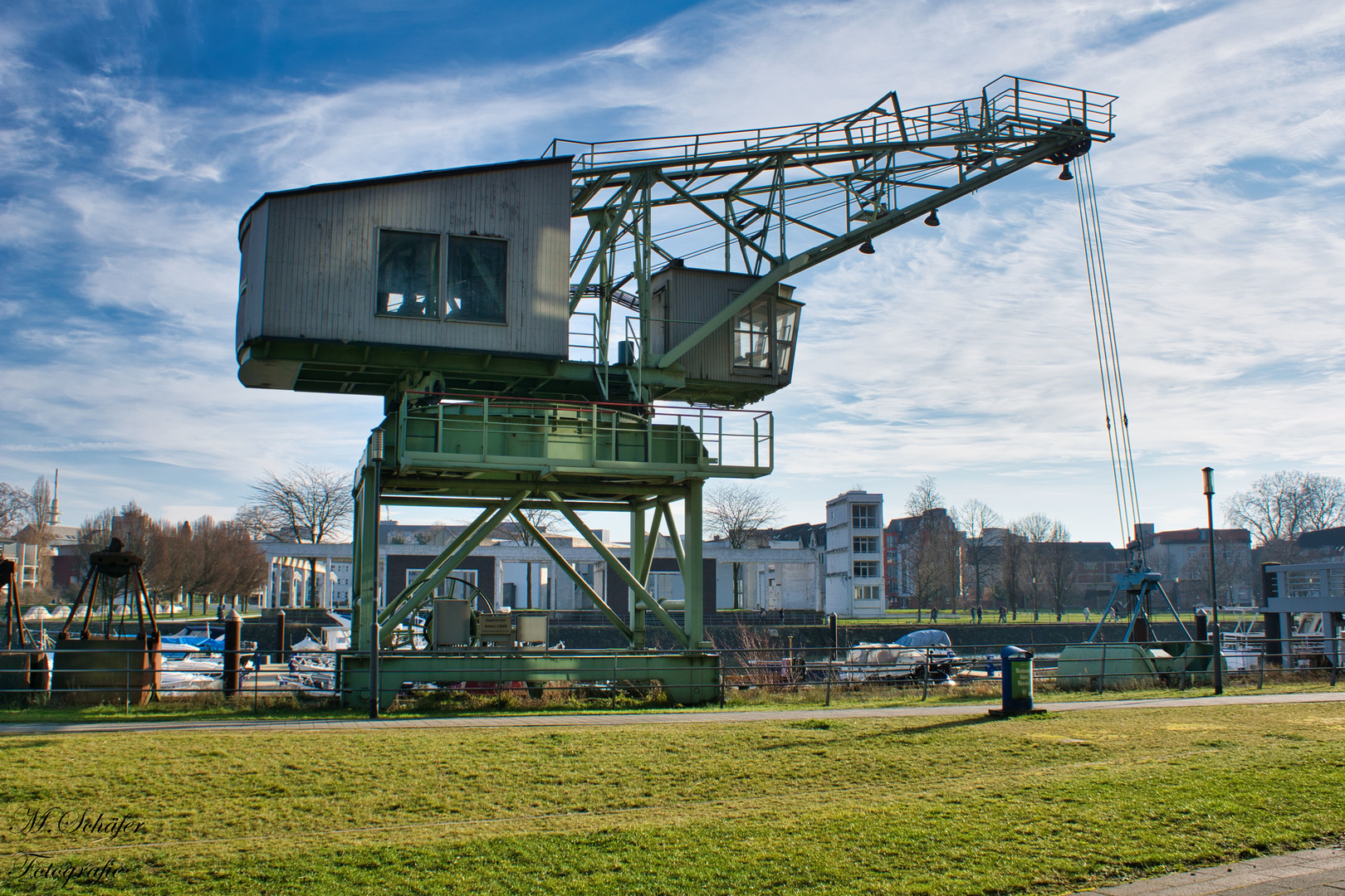 Kran im Hafen