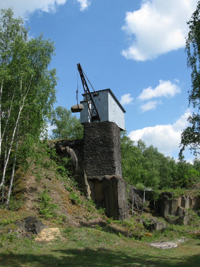 Kran im Mayener Grubenfeld