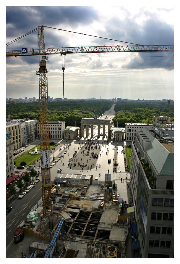 Kranfahrt mit Hochtief