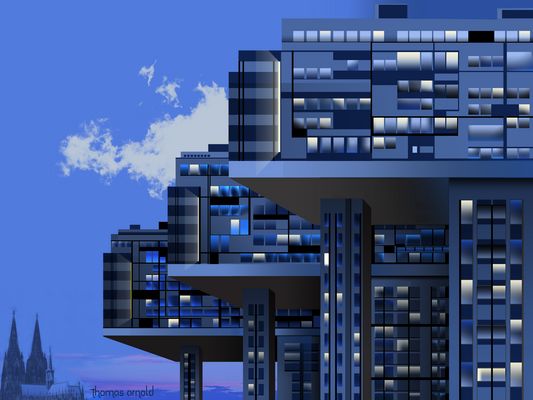 Kranhäuser in Köln