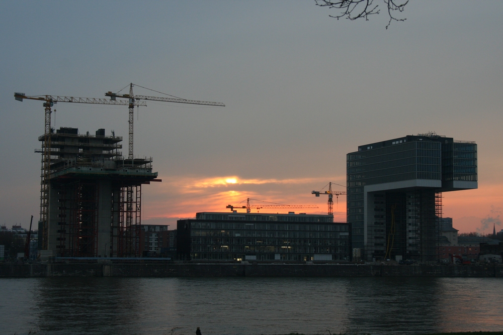 Kranhäuser in Köln am Rhein