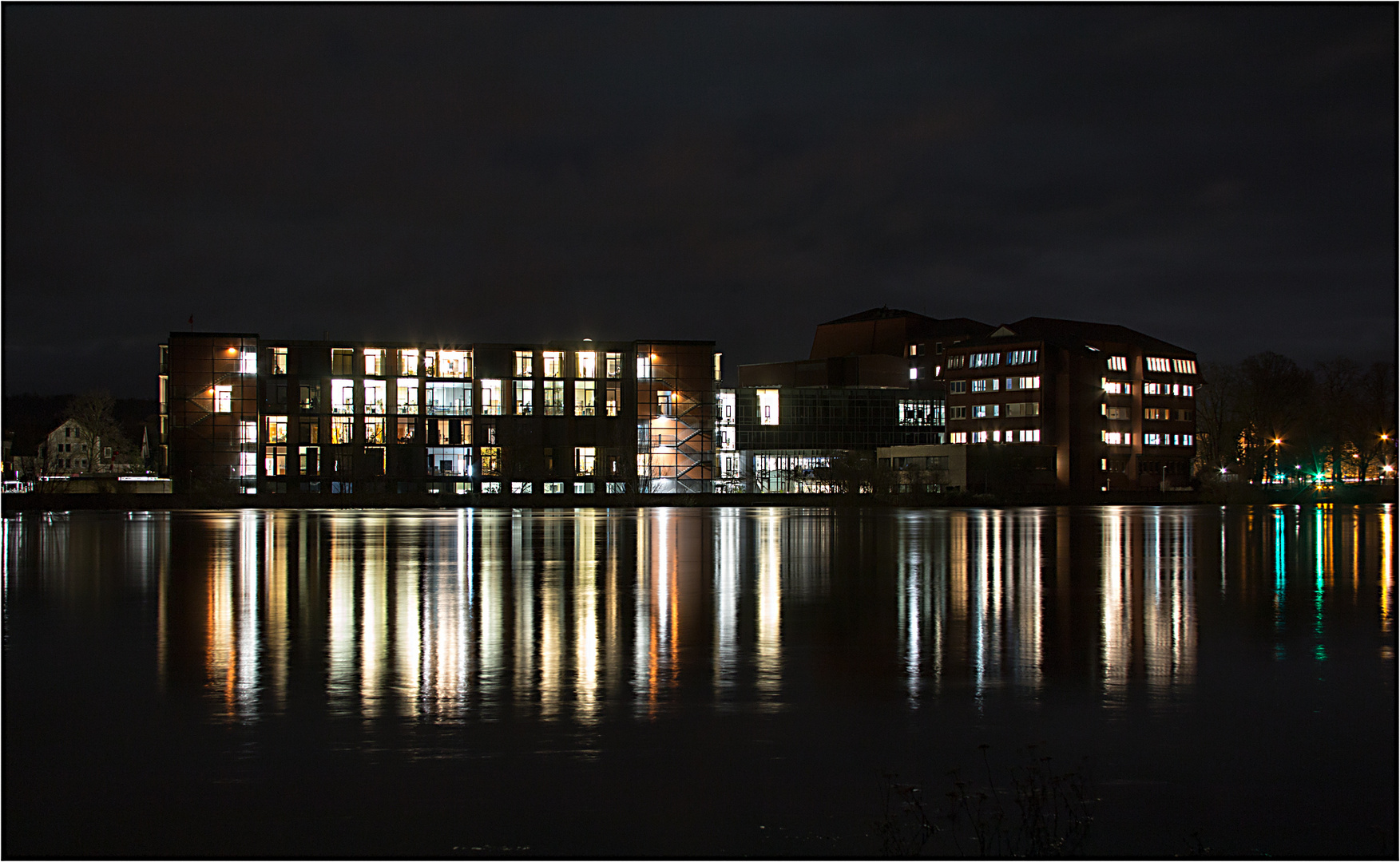 Krankenhaus "in" der Weser