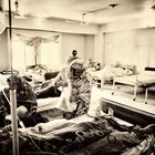 Krankensaal Frauen im Nazir Hussain Hospital Karachi