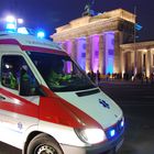 Krankentransport am Brandenburger Tor