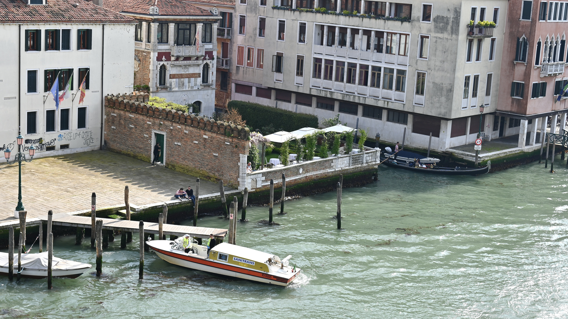 Krankentransport in Venedig