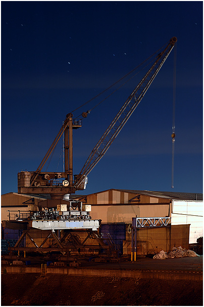 Kranverladung - Duisburg Aussen Hafen