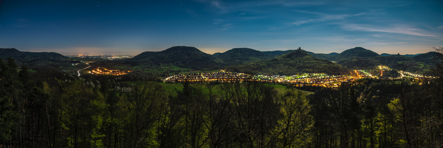 Krappenfelsen bei Nacht