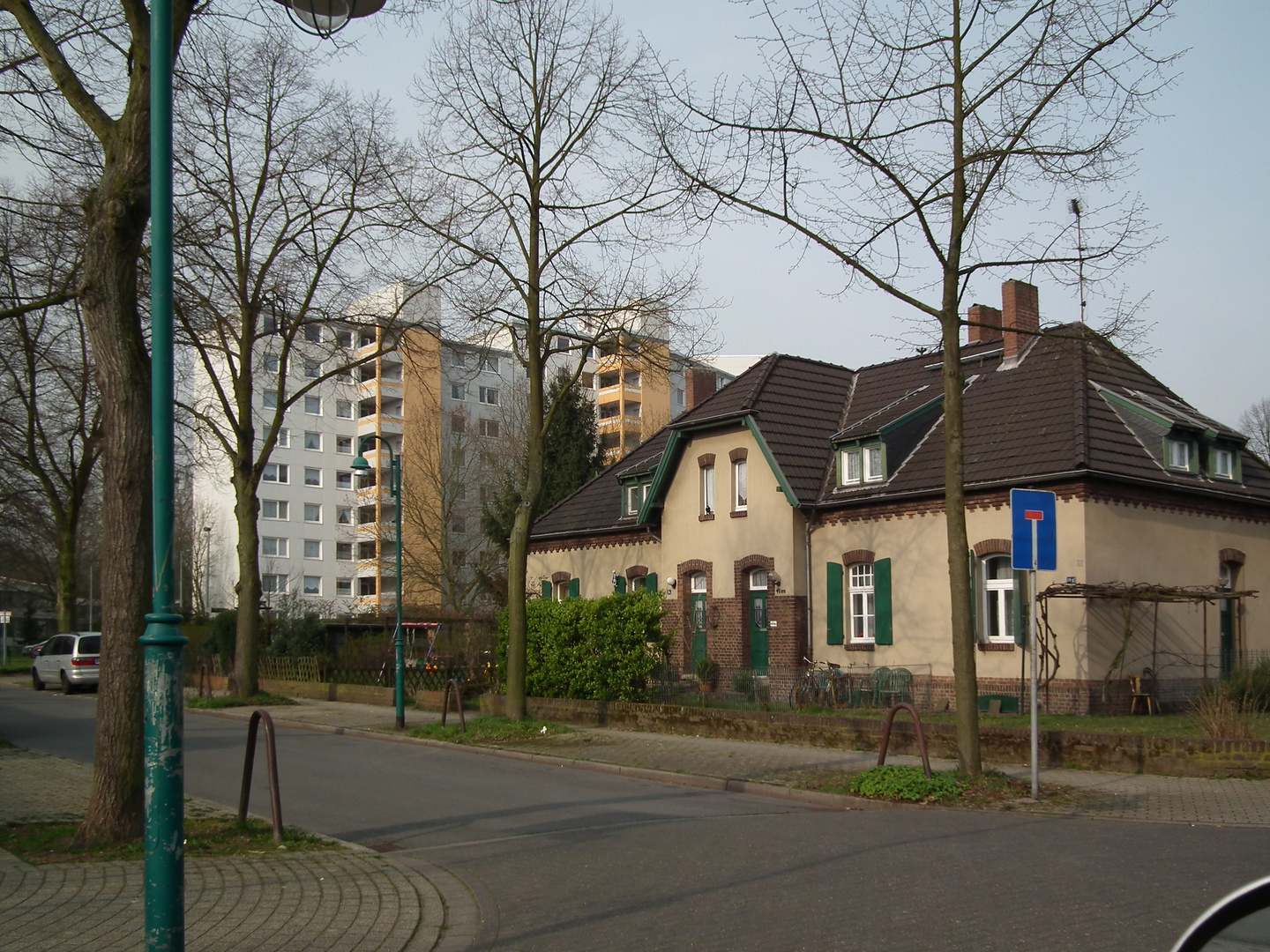 Krasse Gegensätze - Siedlung Rheinpreußen in Duisburg