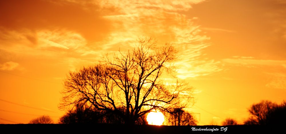 krasser Sonnenuntergang