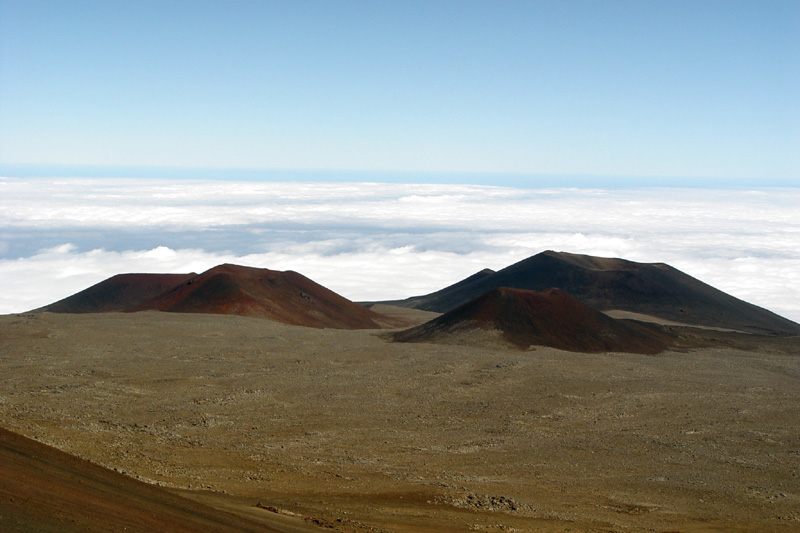 Krater am Mauna Kea (Big Island Hawai'i/Dez 2003)