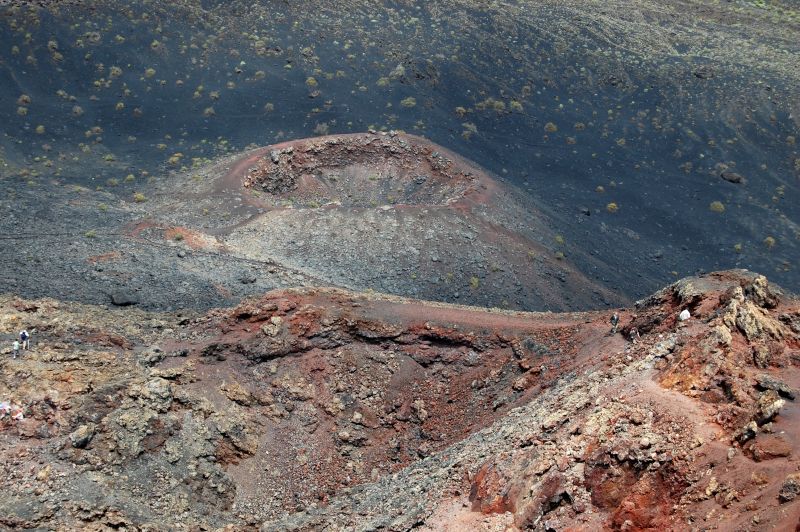 Krater am Teneguía