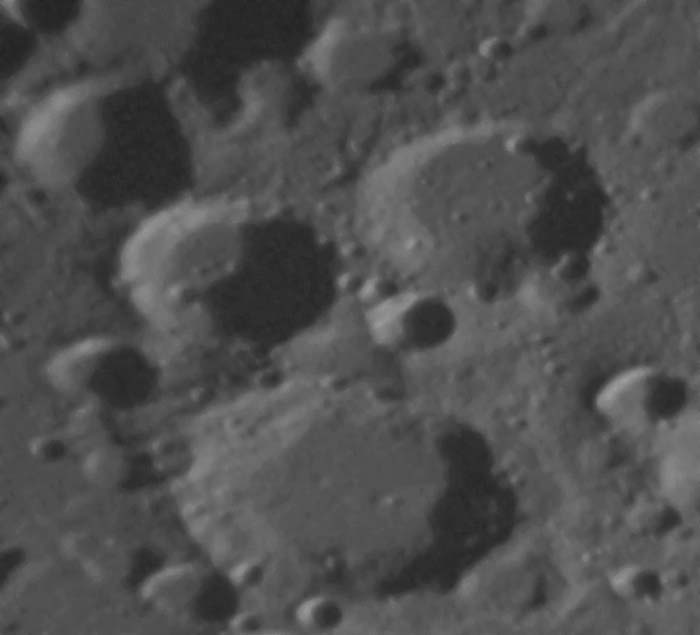 Krater im Detail
