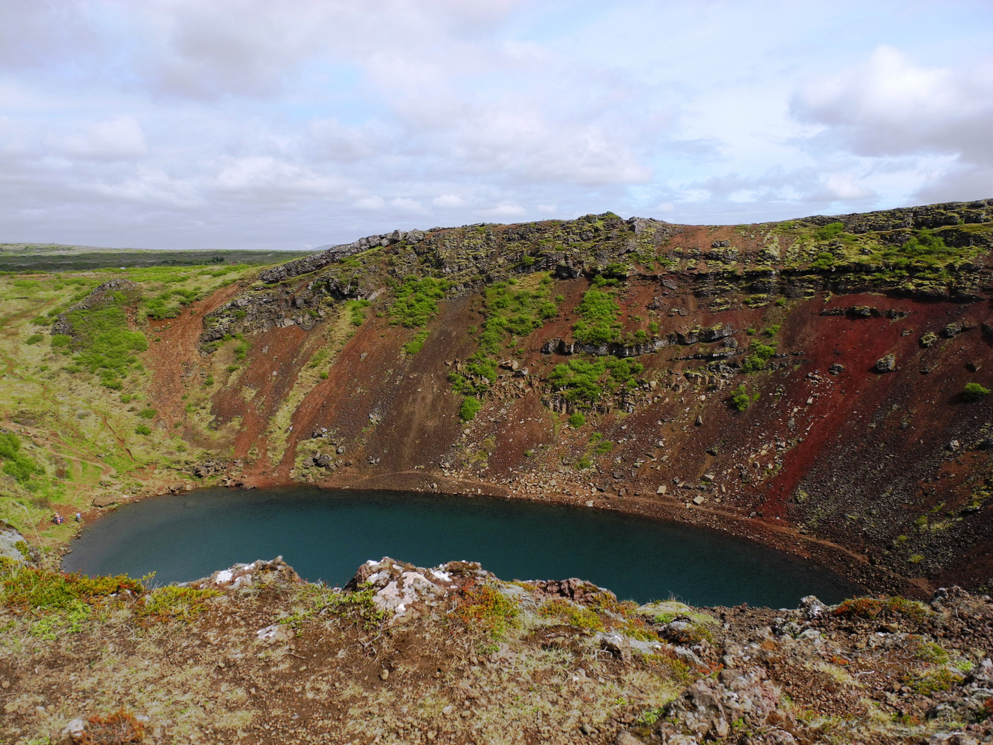 Krater im Süden Islands