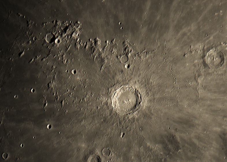 Krater Kopernikus Region