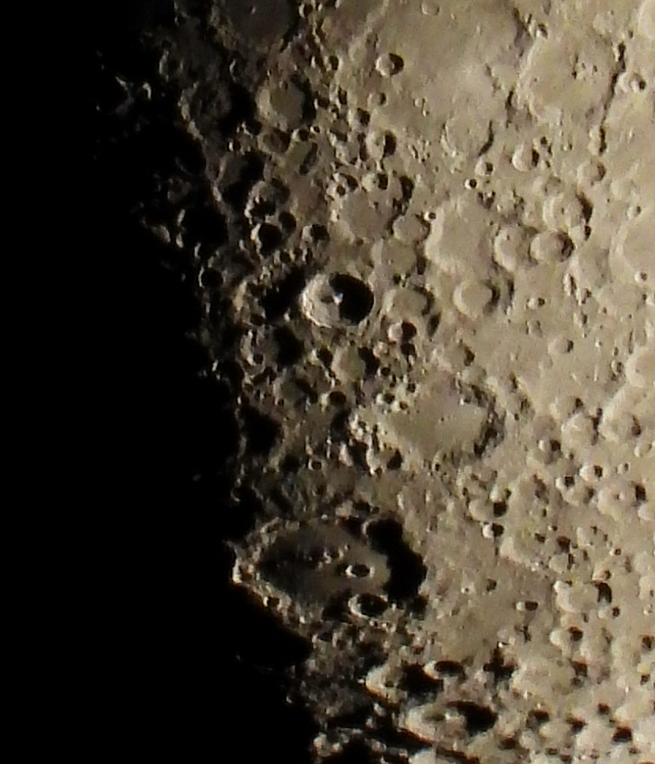 Krater Tycho, Maginus und Clavius in schönem Licht...