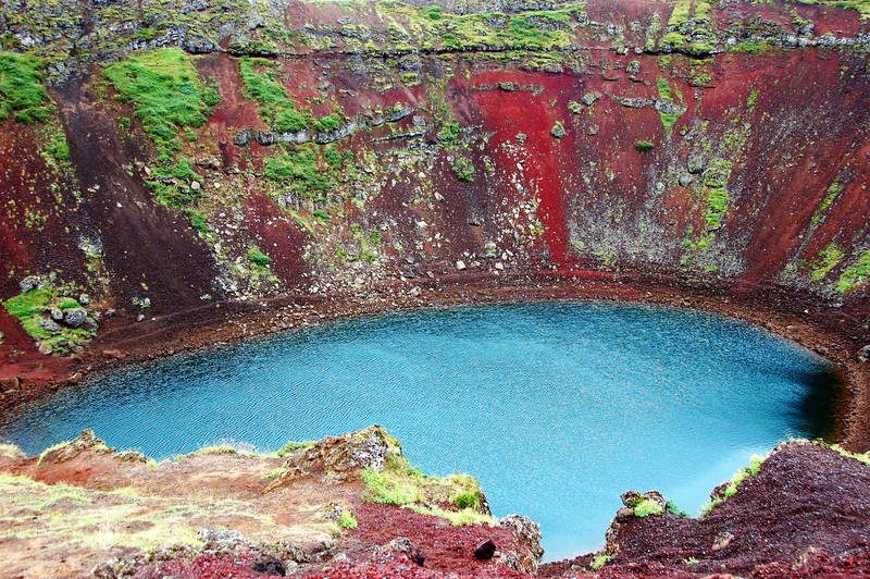 Kratersee auf Island