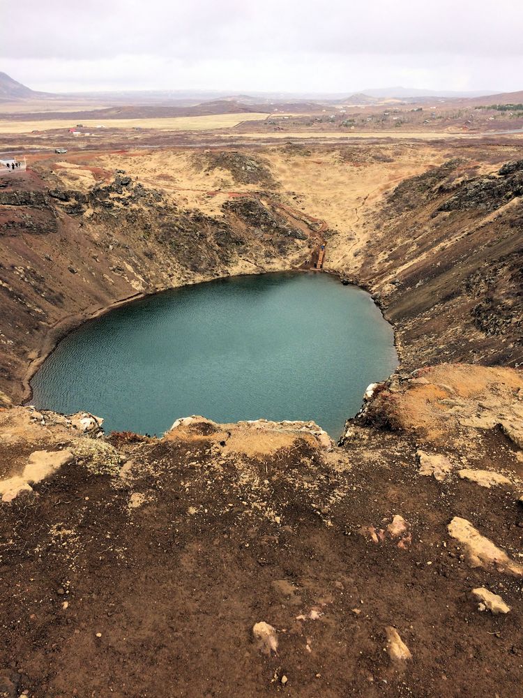 Kratersee bei Reykjavik