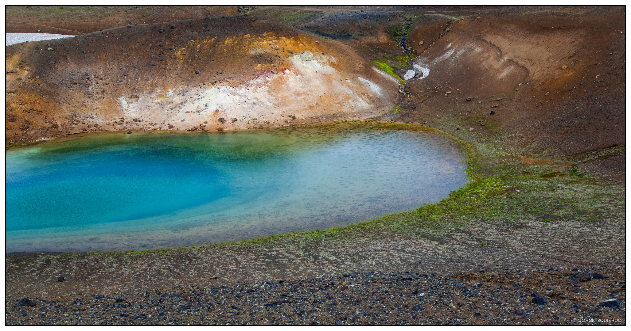 - Kratersee des Krafla Vulkansystems -