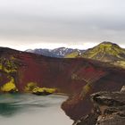 Kratersee im Hochland von Island