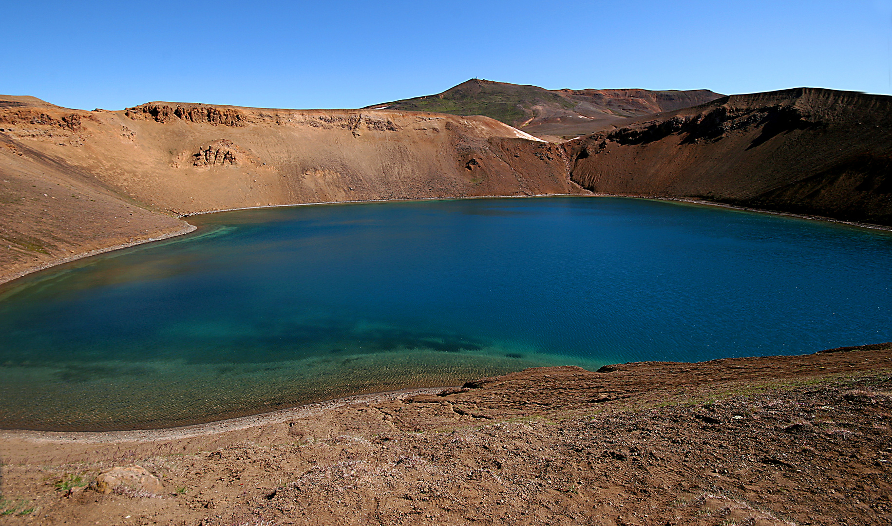 Kratersee in Island