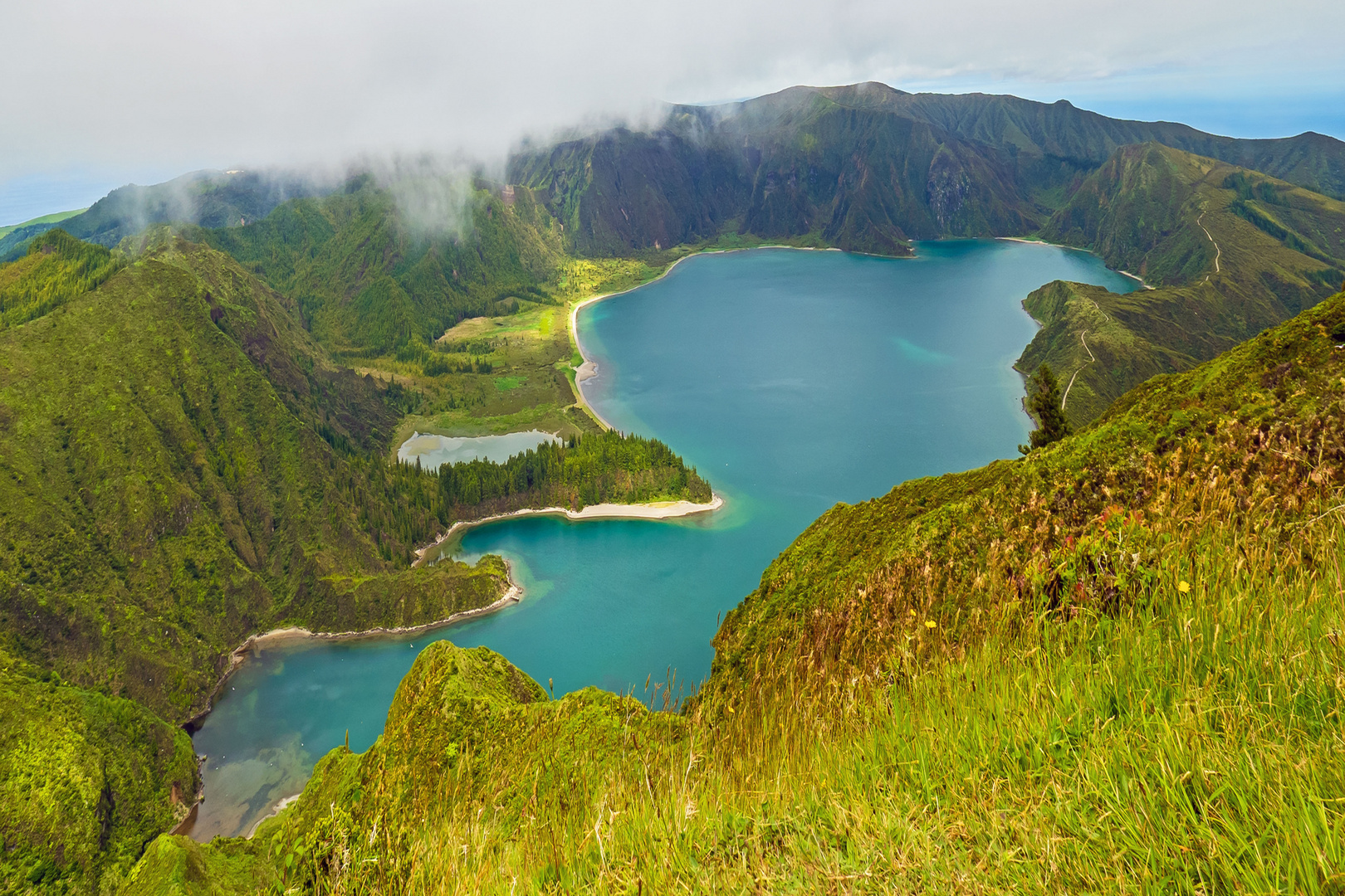 Kratersee la Goa do Fogo