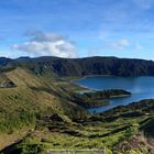 Kratersee Lagoa das Fogo, Insel São Miguel, Azoren Archipel