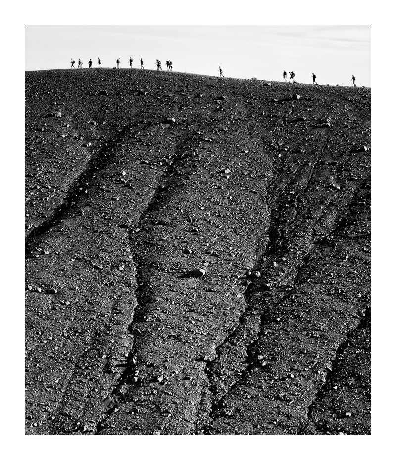 Kraterwanderung in Island